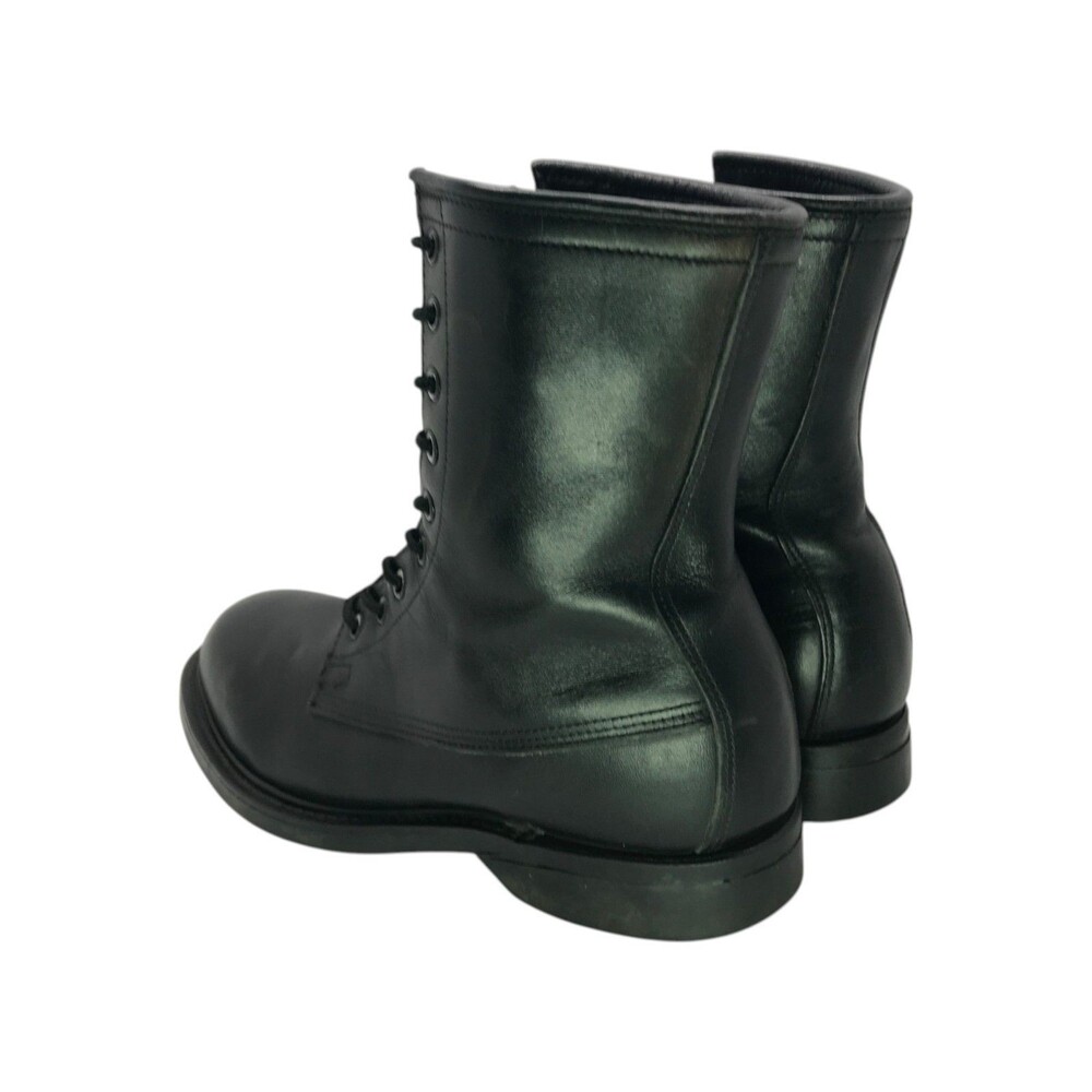 Wolverine World Wide 1992 Combat Boots Mens 5W Black Leather Steel Toe USA - Picture 8 of 15